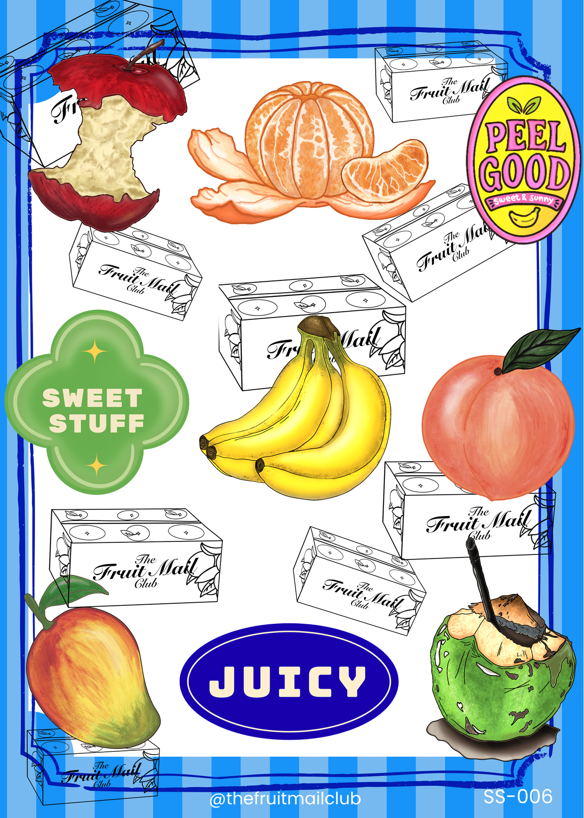 Fruit Stand Sticker Sheet