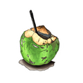 Coconut Sticker