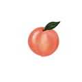 Peach Sticker