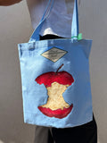 Baby blue Fruit Mail Club Tote Bag