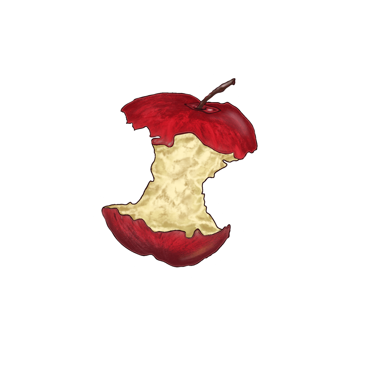 Bitten Apple Sticker